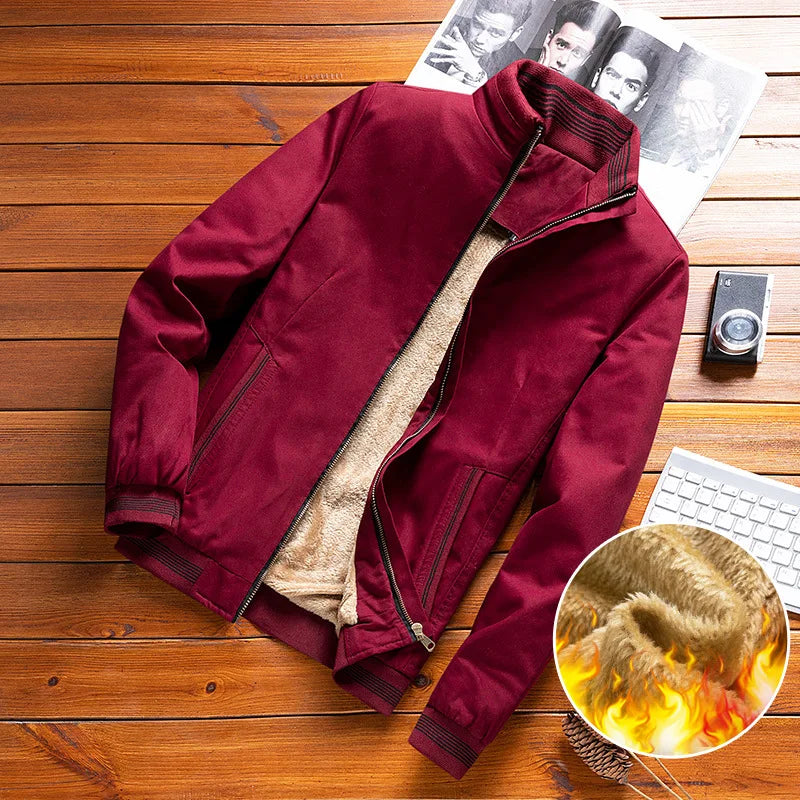 Men Slim Winter Jackets and Coats New Male Fleeces Warm Coats Fit down Jackets Good Quality Men Cotton Spring Jackets Size 5XL