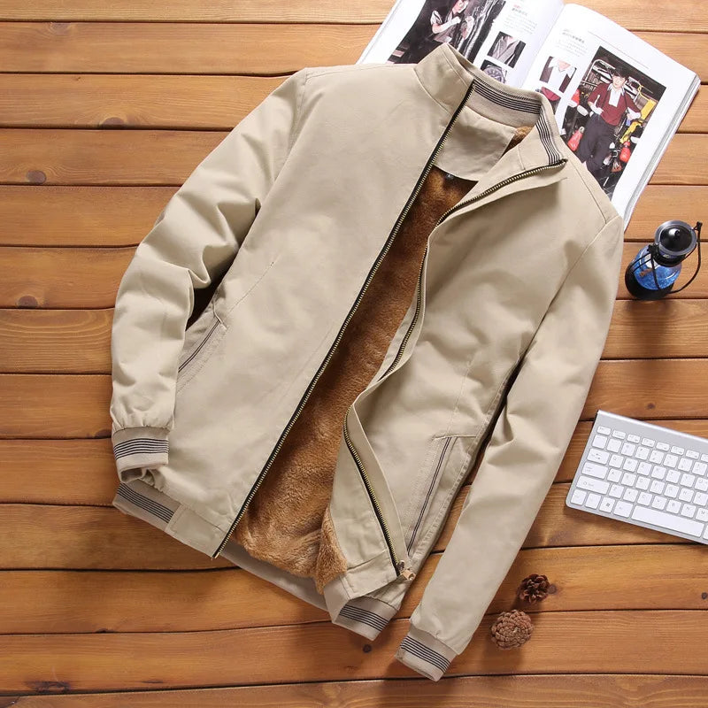 Men Slim Winter Jackets and Coats New Male Fleeces Warm Coats Fit down Jackets Good Quality Men Cotton Spring Jackets Size 5XL