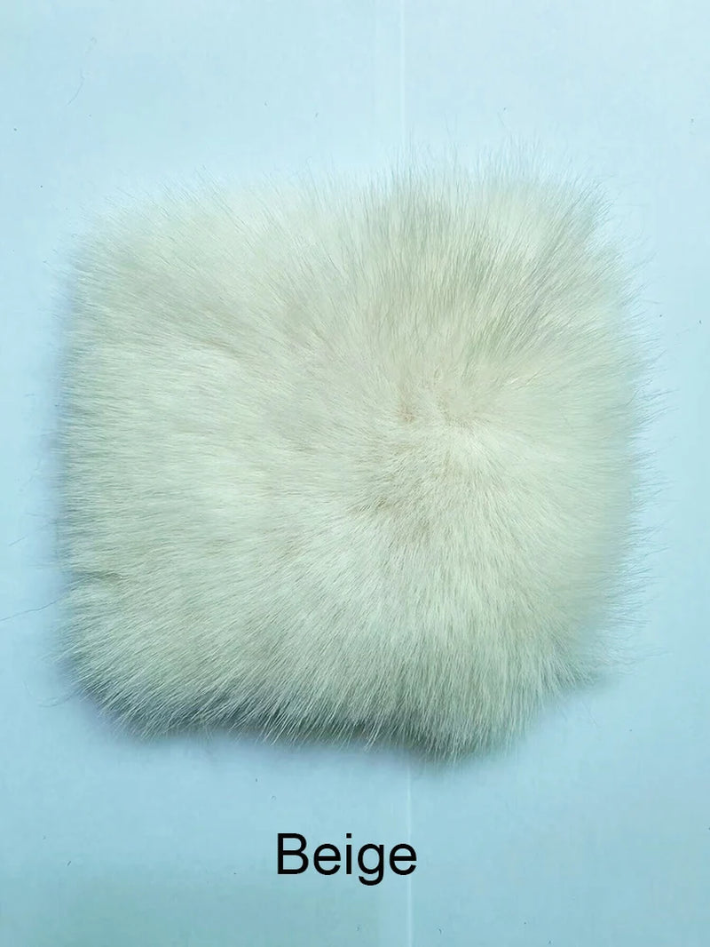Luxury Fur Coats Long Sleeve Cropped Fluffy Faux Fox Fur Coat Women Pink White Jacket Tops Winter Jackets for Women 2025
