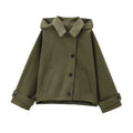 Hooded Women'S Trench Coat Long Sleeve Women'S Windbreaker New in Coats and Jackets for Women Winter Coats Woman Trench